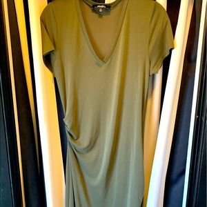 Lu Lu’s olive green dress
